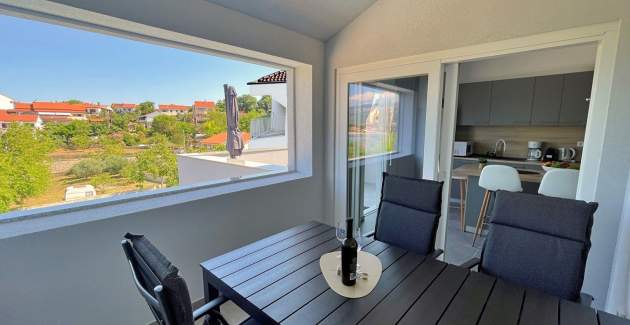 Luksuzni apartman Bonum 1 –  Pogled more i balkon