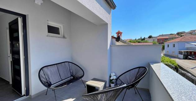 Luksuzni apartman Bonum 1 –  Pogled more i balkon