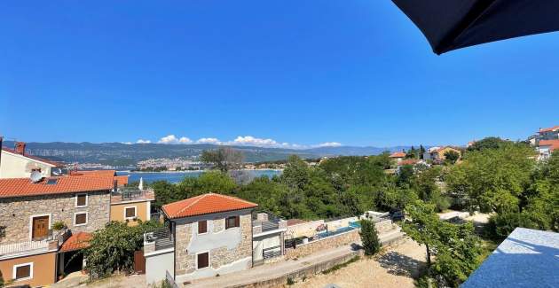 Luksuzni apartman Bonum 1 –  Pogled more i balkon