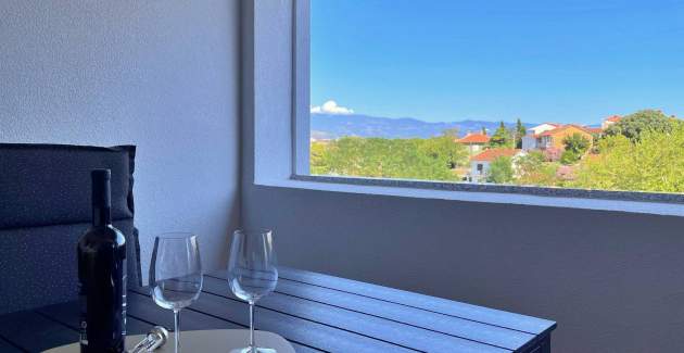 Luksuzni apartman Bonum 1 –  Pogled more i balkon