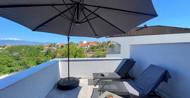 Luksuzni apartman Bonum 1 –  Pogled more i balkon