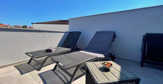 Luksuzni apartman Bonum 1 –  Pogled more i balkon