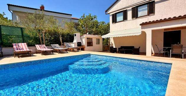 Apartment Zeljko A2 with Pool