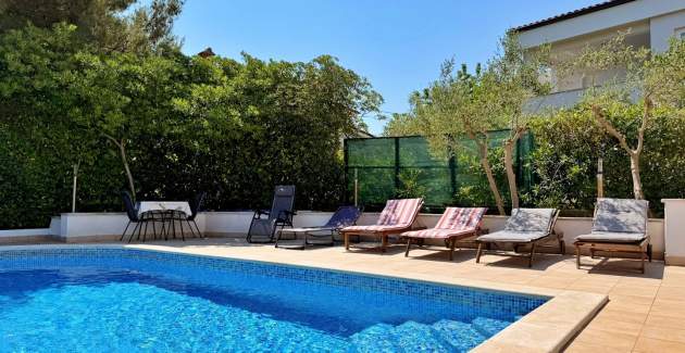 Apartment Zeljko A2 with Pool
