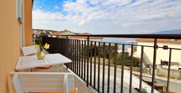 Appartamento Ivo 1 – Vista mare e balcone