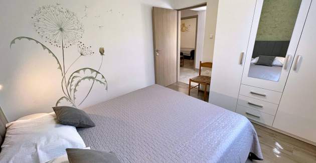 Appartamento Mara A4 – Terrazza e vista giardino
