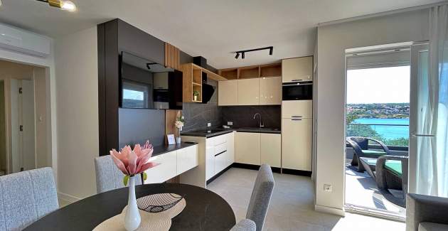 Apartman Punta Šilo A9 – bazen i pogled more