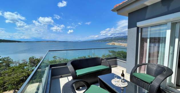 Apartman Punta Šilo A9 – bazen i pogled more