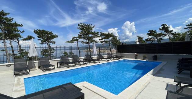 Apartman Punta Šilo A9 – bazen i pogled more