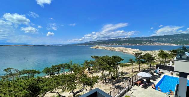 Apartman Punta Šilo A9 – bazen i pogled more