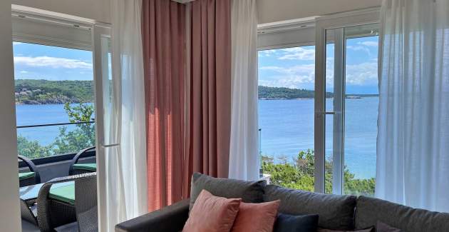 Apartman Punta Šilo A9 – bazen i pogled more