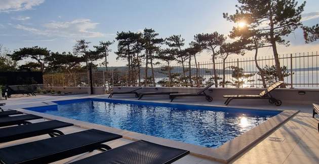 Apartman Punta Šilo A1 – bazen i pogled more