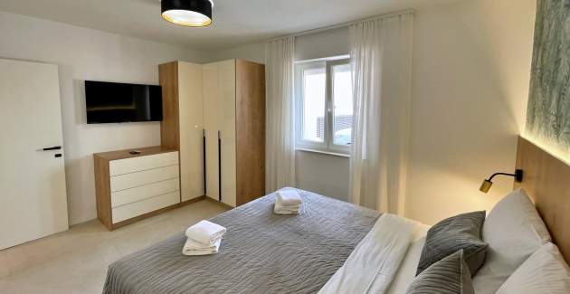 Apartman Punta Šilo A7 – bazen i pogled more