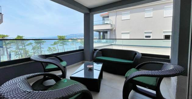Apartman Punta Šilo A7 – bazen i pogled more