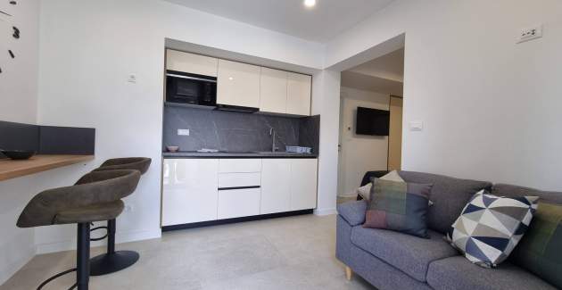 Studio apartman Punta Šilo A3 – bazen i pogled more