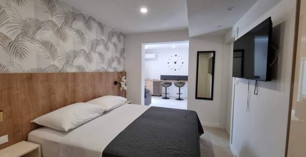 Studio apartman Punta Šilo A3 – bazen i pogled more