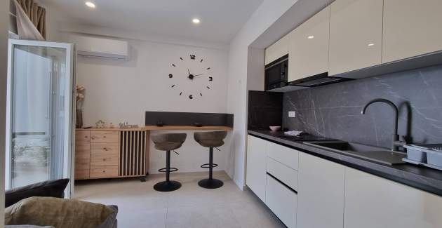 Studio apartman Punta Šilo A3 – bazen i pogled more