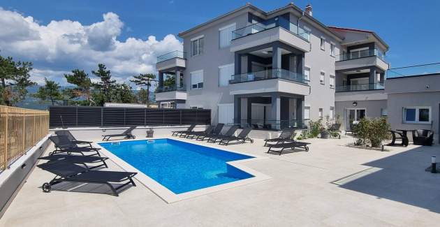 Monolocale Punta Silo A4 – Piscina e vista mare