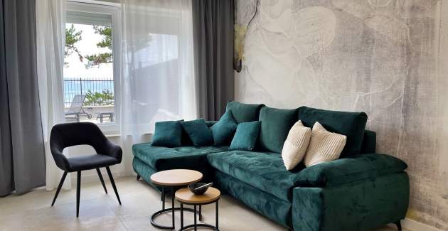 Apartman Punta Šilo B1 – bazen i pogled more