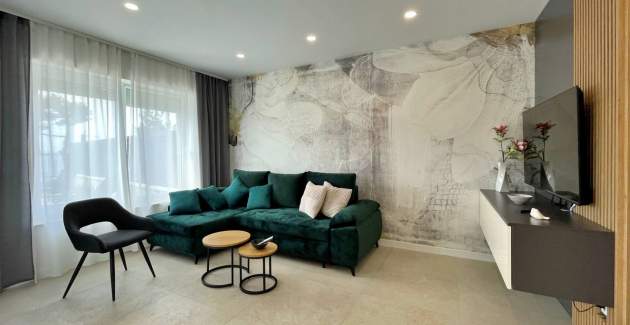 Apartman Punta Šilo B1 – bazen i pogled more