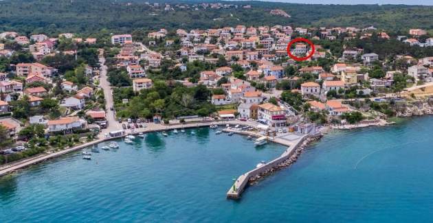 Appartamento Rozi – vista mare e balcone