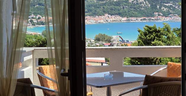 Apartment Brnić Nar. Meer - mit Meerblick, 350 m vom Strand entfernt