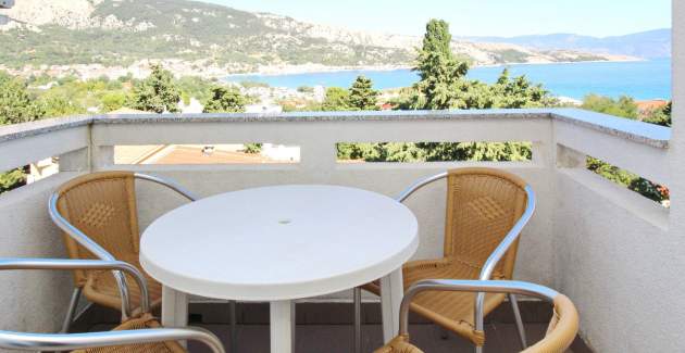 Appartamento Brnić Nar. mare - con vista mare, a 350 m dalla spiaggia