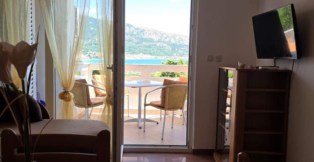 Apartment Brnić Nar. Meer - mit Meerblick, 350 m vom Strand entfernt