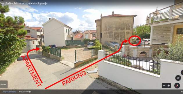 Appartamento Fantov – nella Parte antica di Baška, con Parcheggio vicino