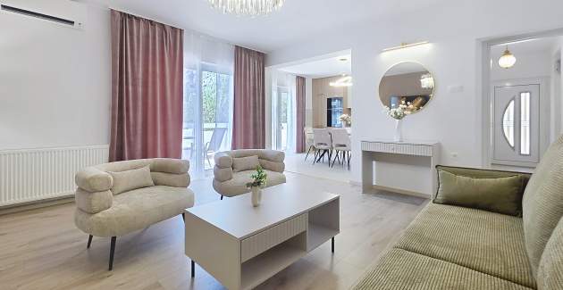 Ferienwohnung Gabrijela für 4 Personen mit Terrasse – nur 450 m vom Strand entfernt