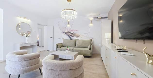Ferienwohnung Gabrijela für 4 Personen mit Terrasse – nur 450 m vom Strand entfernt