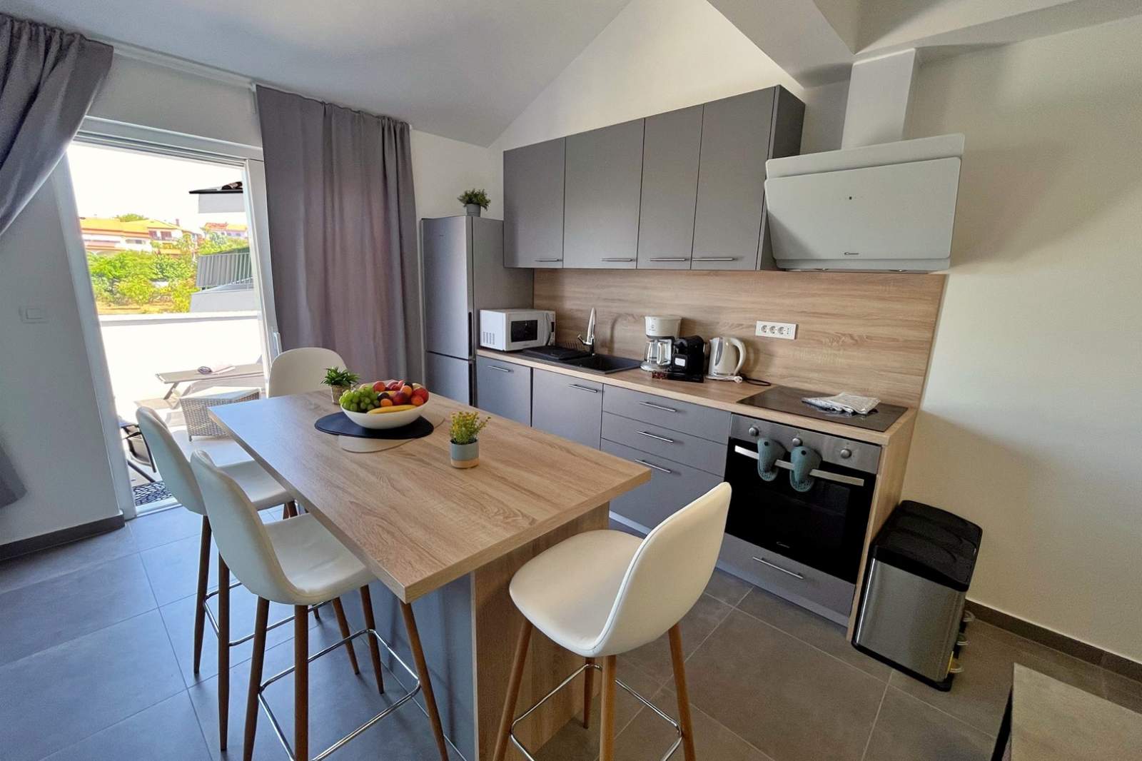 Luksuzni apartman Bonum 1 –  Pogled more i balkon