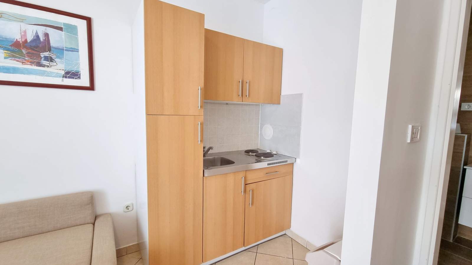 Monolocale Lovincic No.4 – con terrazza, a 200 m dalla spiaggia