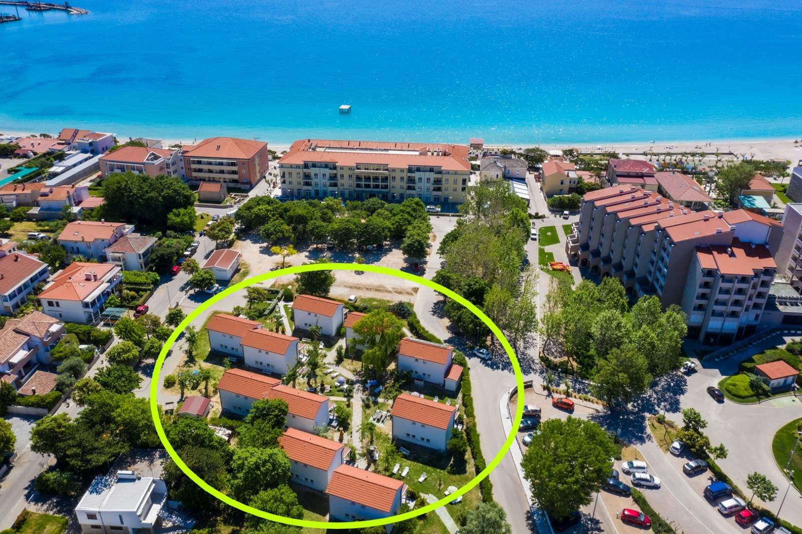 Apartment complex Villas Corinthia 6 - Top Location, 100m from the Beach, surrounded by Greenery
